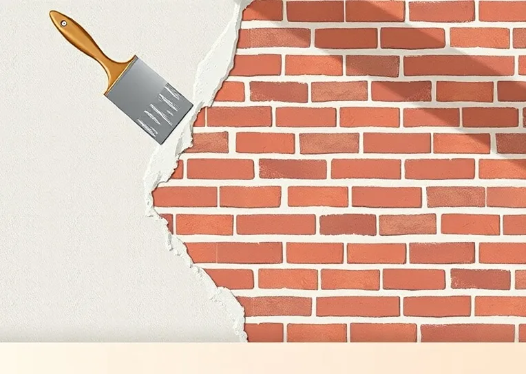 Application d'un enduit décoratif à la lisseuse sur un mur