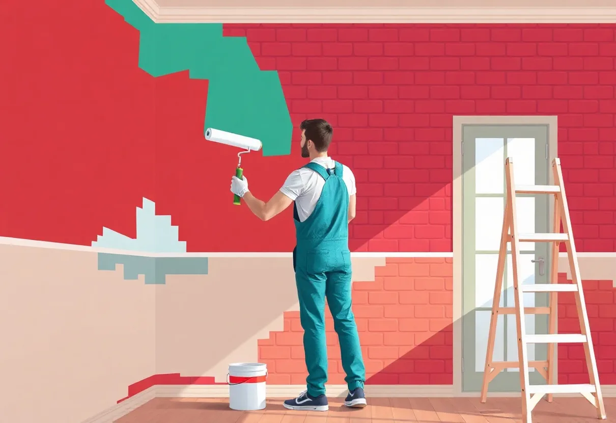 Peintre Nanterre 92000 en intervention sur un chantier